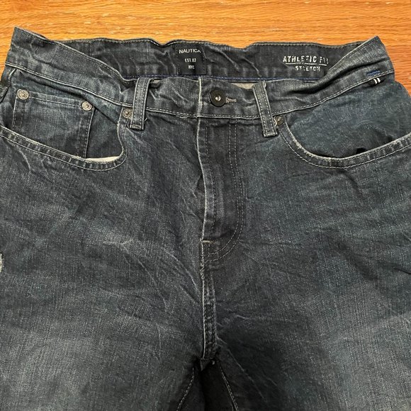 Nautica Athletic Stretch Jeans, 31 x 30 - Picture 1 of 5